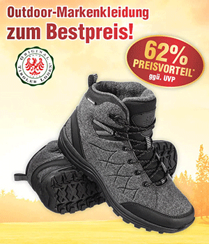 Kein Bild? Jetzt oben Link zu Darstellungsproblemen klicken! - Outdoor-Markenkleidung zum Bestpreis!