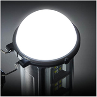 Kein Bild? Jetzt oben Link zu Darstellungsproblemen klicken! - Die Taschenlampe lässt sich auch sehr praktisch als Kugel-Stehlampe benutzen, zum Beispiel auf dem Campingtisch, Balkon oder der Terrasse.