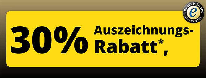 Kein Bild? Jetzt oben Link zu Darstellungsproblemen klicken! - 30% Auszeichnungs-Rabatt!