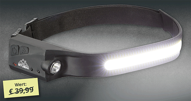 Kein Bild? Jetzt oben Link zu Darstellungsproblemen klicken! - GRATIS Stirnlampe + 25% Rabatt auf ALLES!