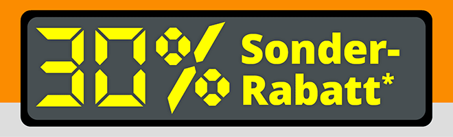 Kein Bild? Jetzt oben Link zu Darstellungsproblemen klicken! - 30% Sonder-Rabatt!